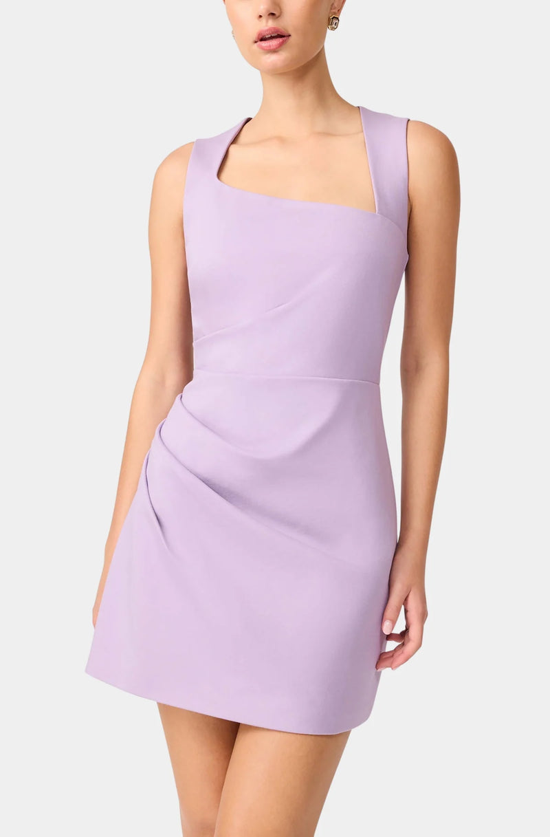 ALINA ASYMMETRICAL MINI DRESS