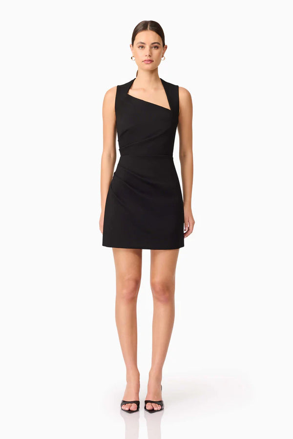 ALINA ASYMMETRICAL MINI DRESS