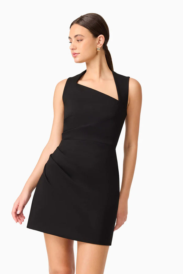 ALINA ASYMMETRICAL MINI DRESS