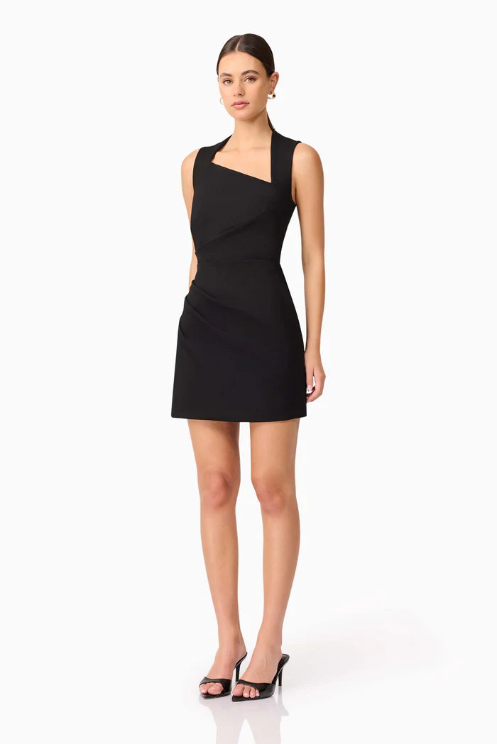 ALINA ASYMMETRICAL MINI DRESS