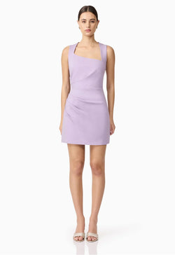 ALINA ASYMMETRICAL MINI DRESS