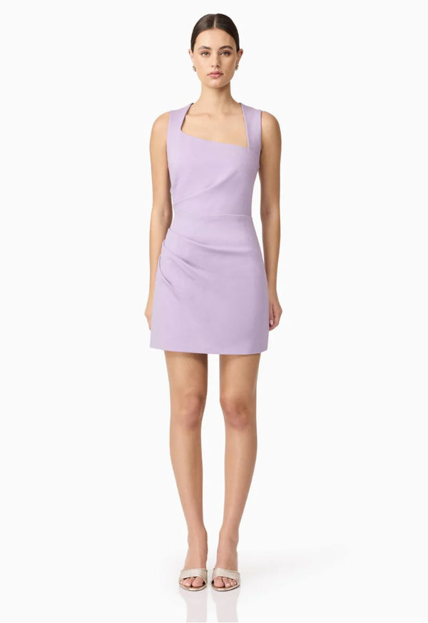 ALINA ASYMMETRICAL MINI DRESS