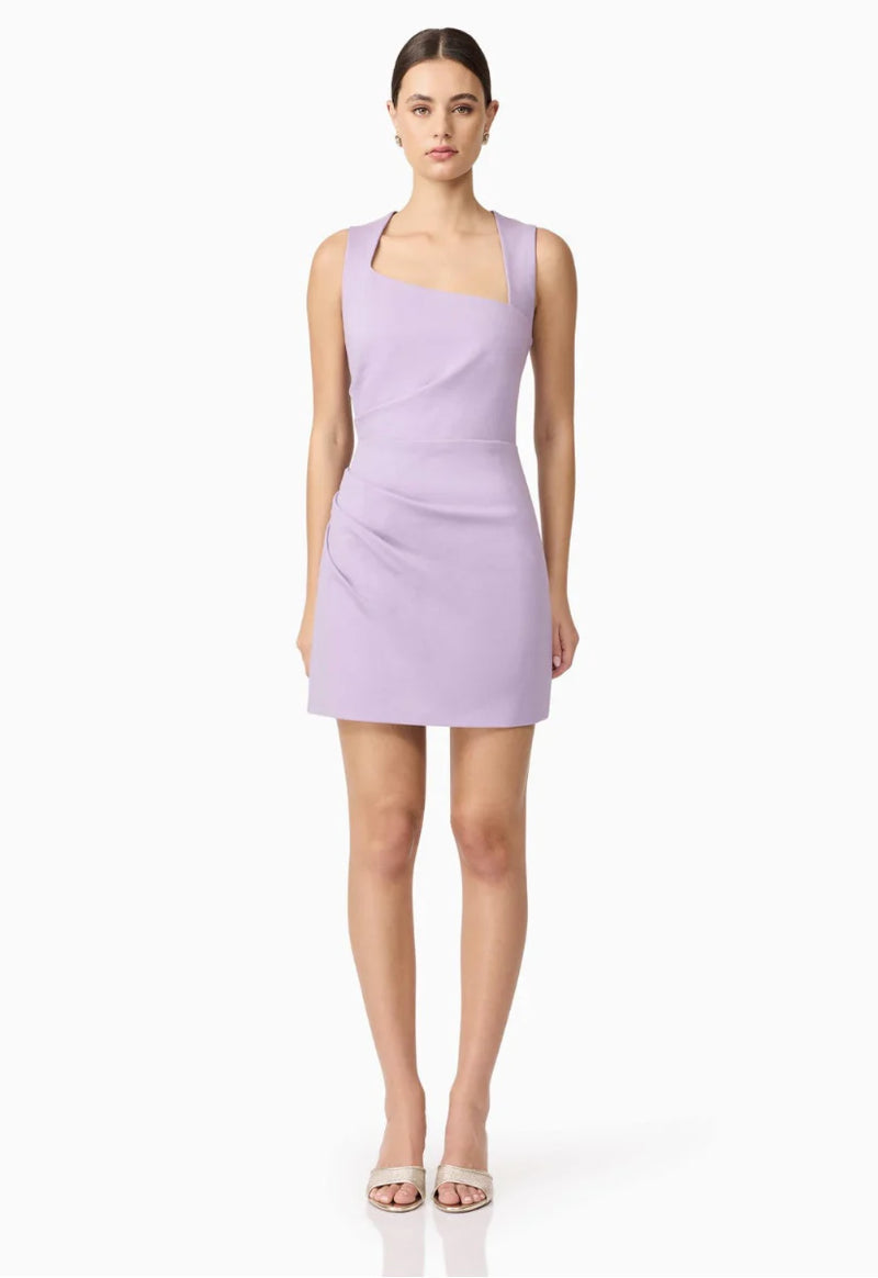 ALINA ASYMMETRICAL MINI DRESS